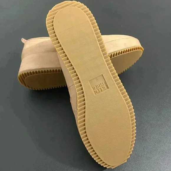 Eileen Fisher Tan Platform Loafers - Picture 10 of 13